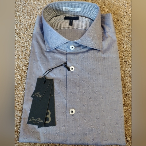 Good Man Brand Men's Long Sleeve Button Down Shirt NWT - Picture 1 of 7